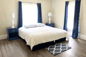 Residential Treatment Traditional bedroom for patients undergoing residential treatment at our drug rehab in Ohio