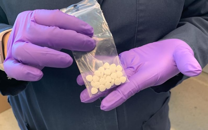 DEA evidence display of synthetic opioids
